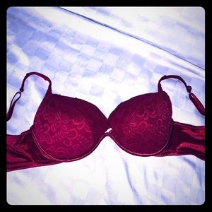 Cacique red plunge size 38DD bra